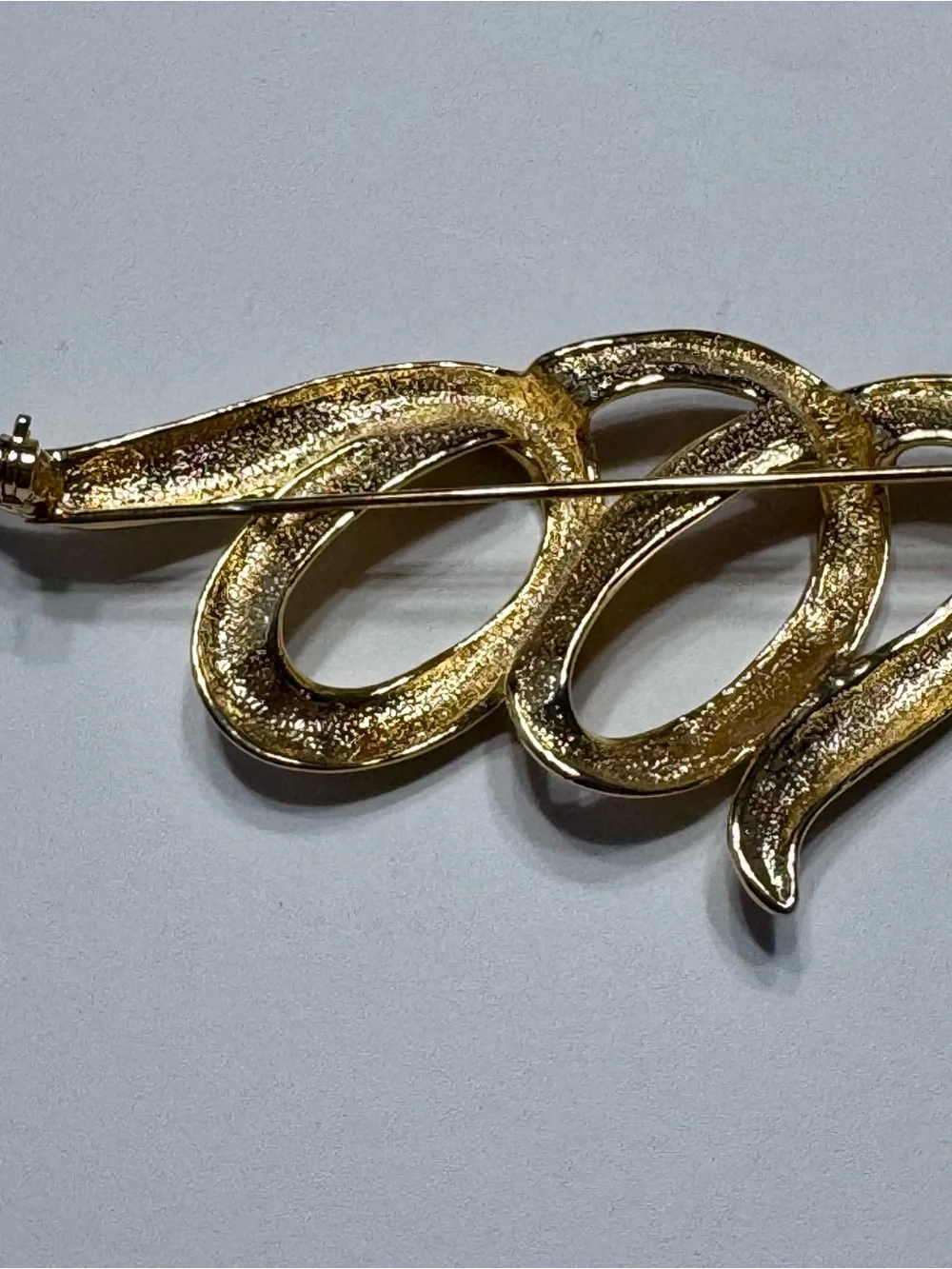 Gold-Tone Swirl Statement Brooch - Women's Costume Jewelry